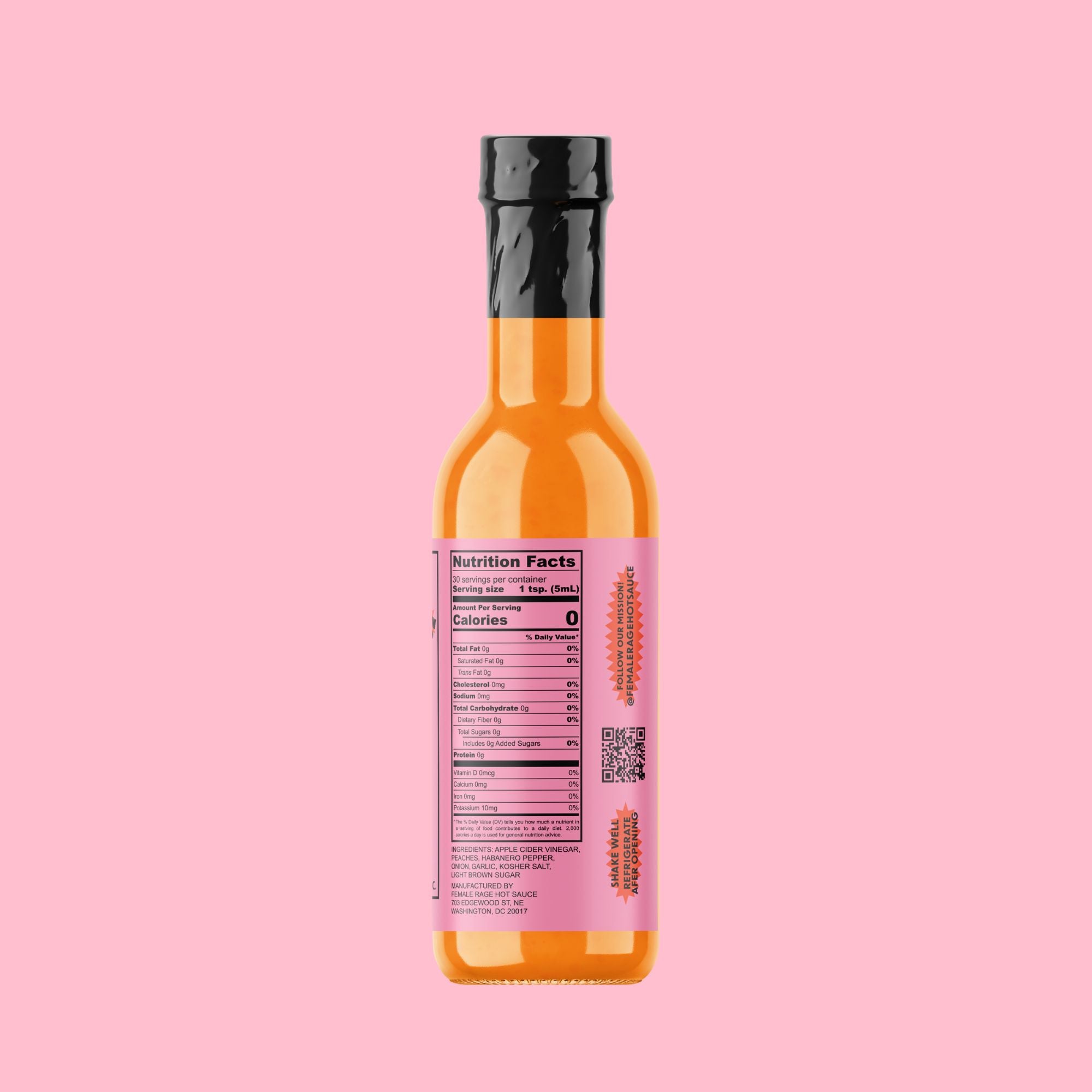 Brown Sugar Peach Hot Sauce
