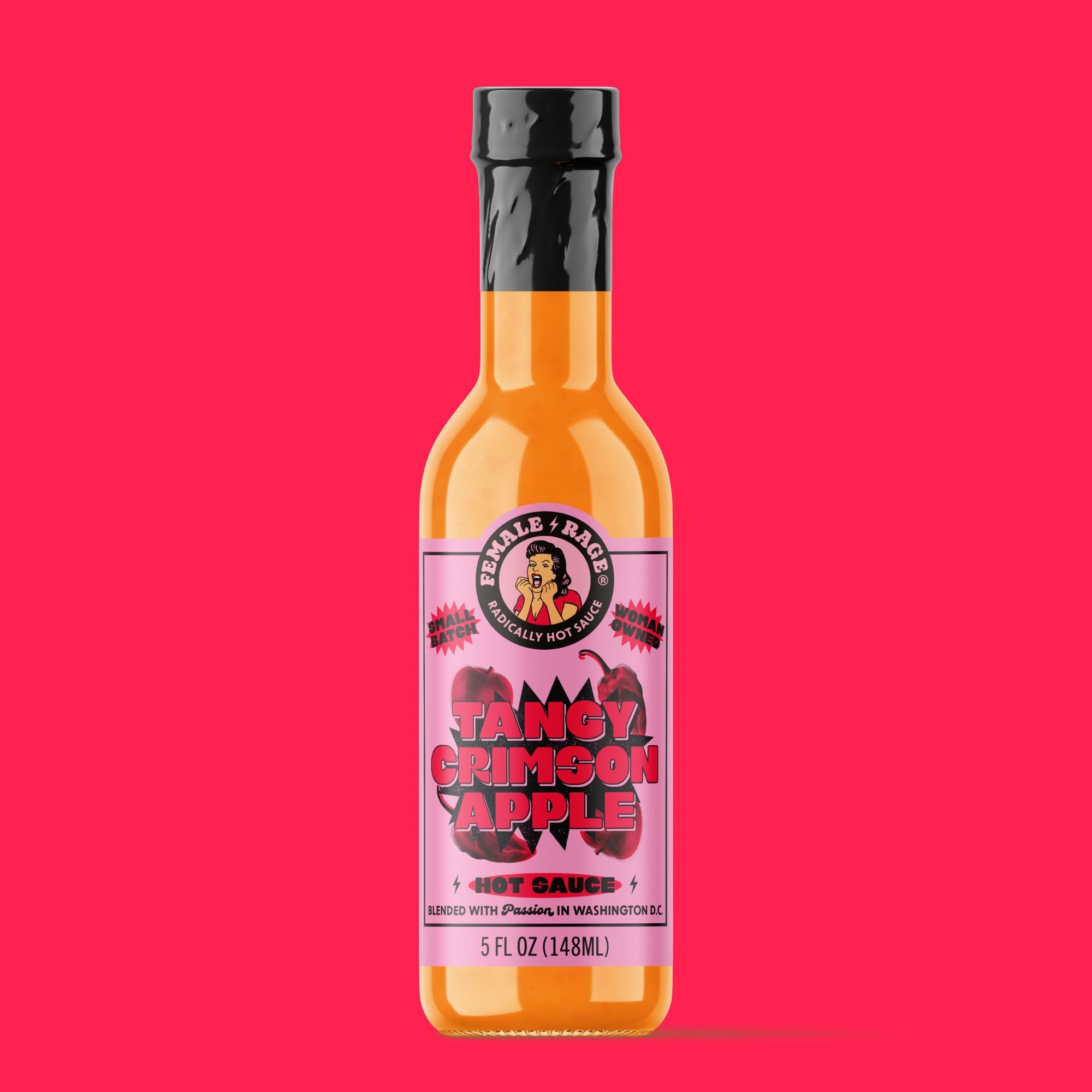 Tangy Crimson Apple Hot Sauce