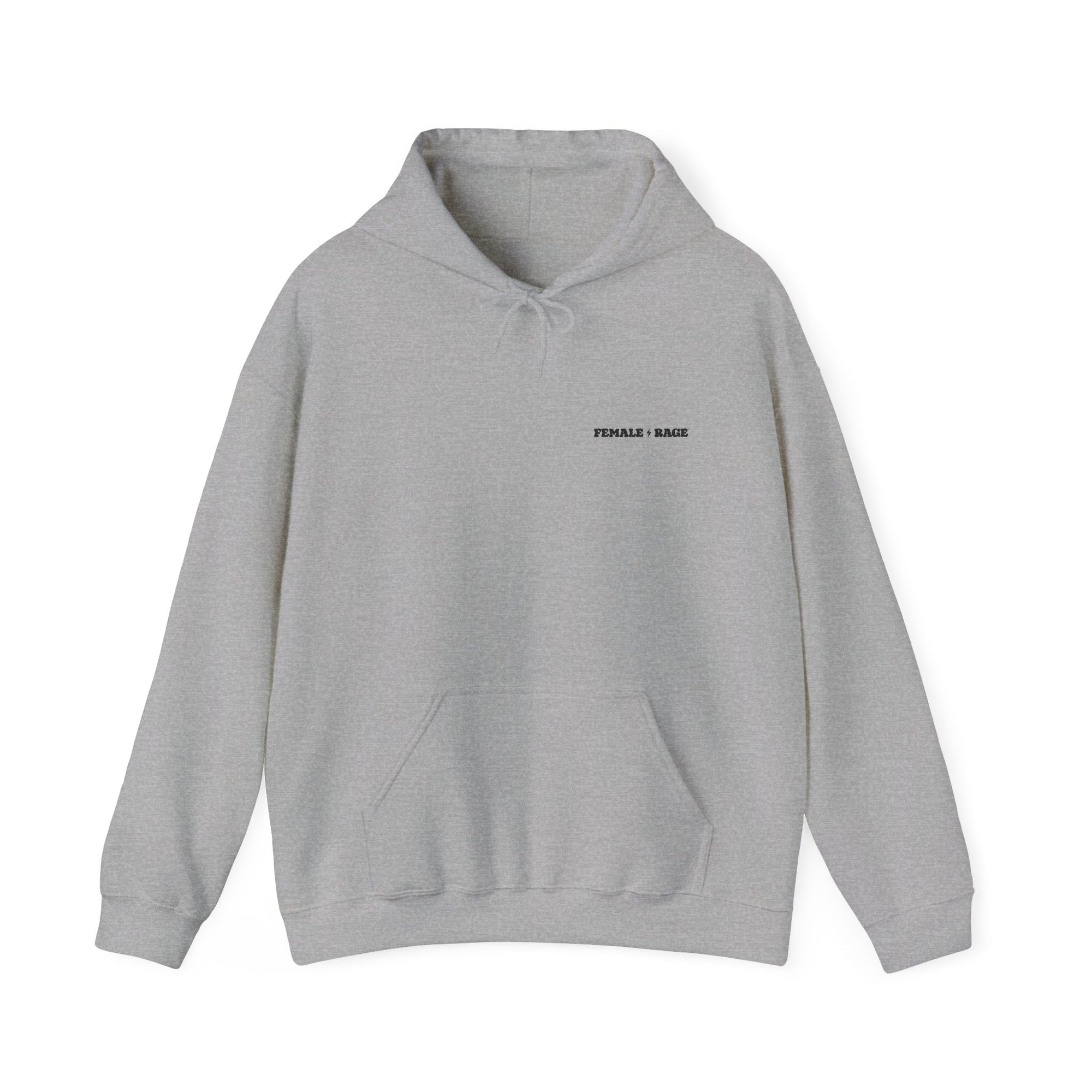 Embroidered Female Rage Logo Hoodie