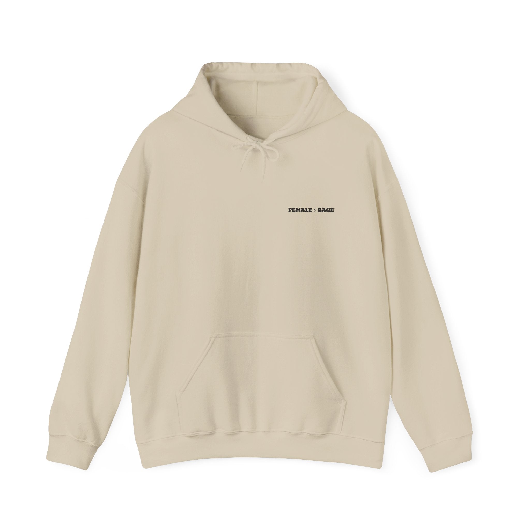 Embroidered Female Rage Logo Hoodie