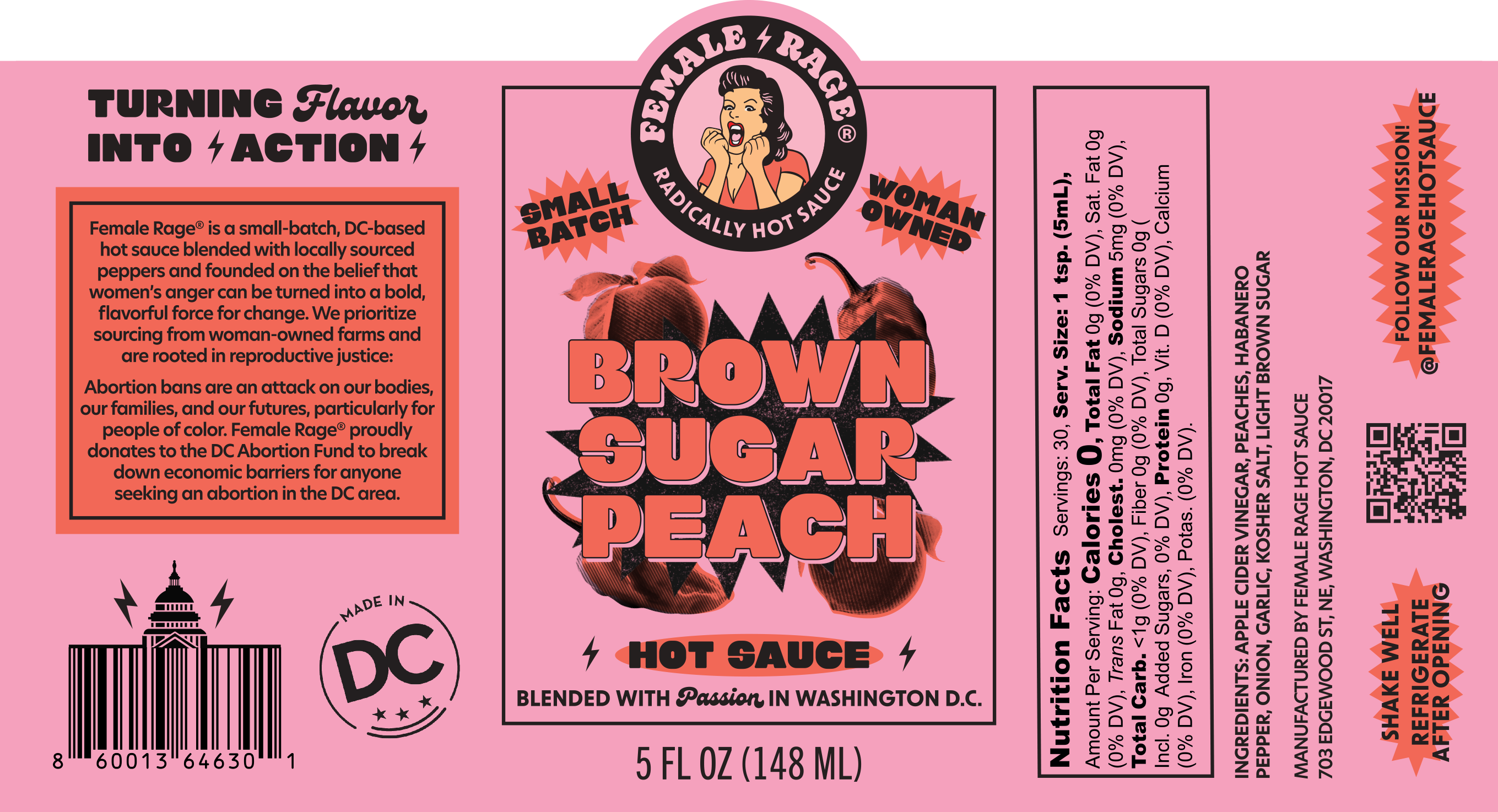 Brown Sugar Peach Hot Sauce