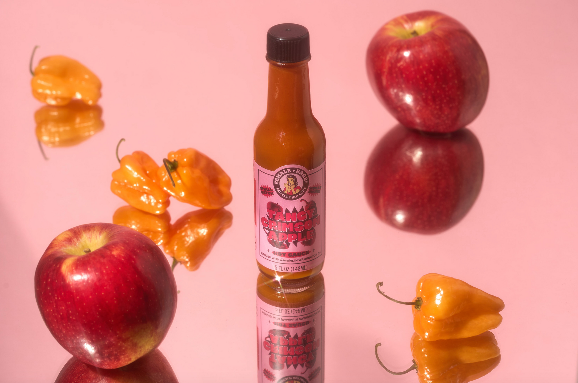 Tangy Crimson Apple Hot Sauce