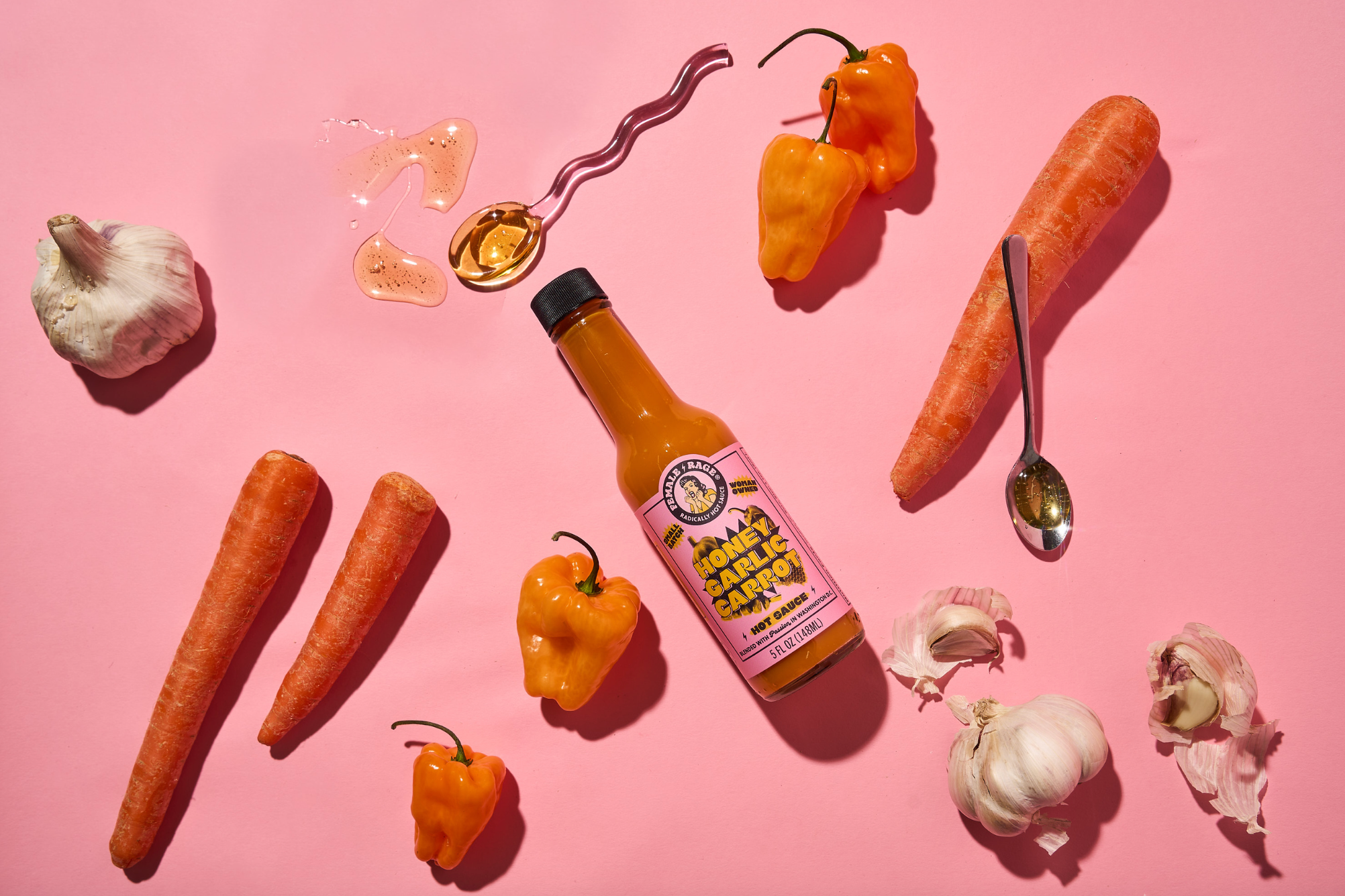 Honey Garlic Carrot Hot Sauce