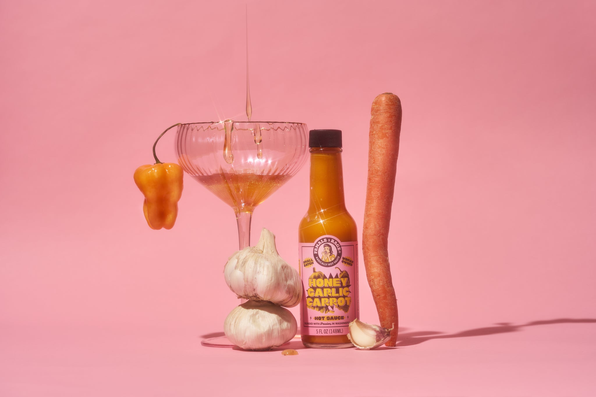 Honey Garlic Carrot Hot Sauce