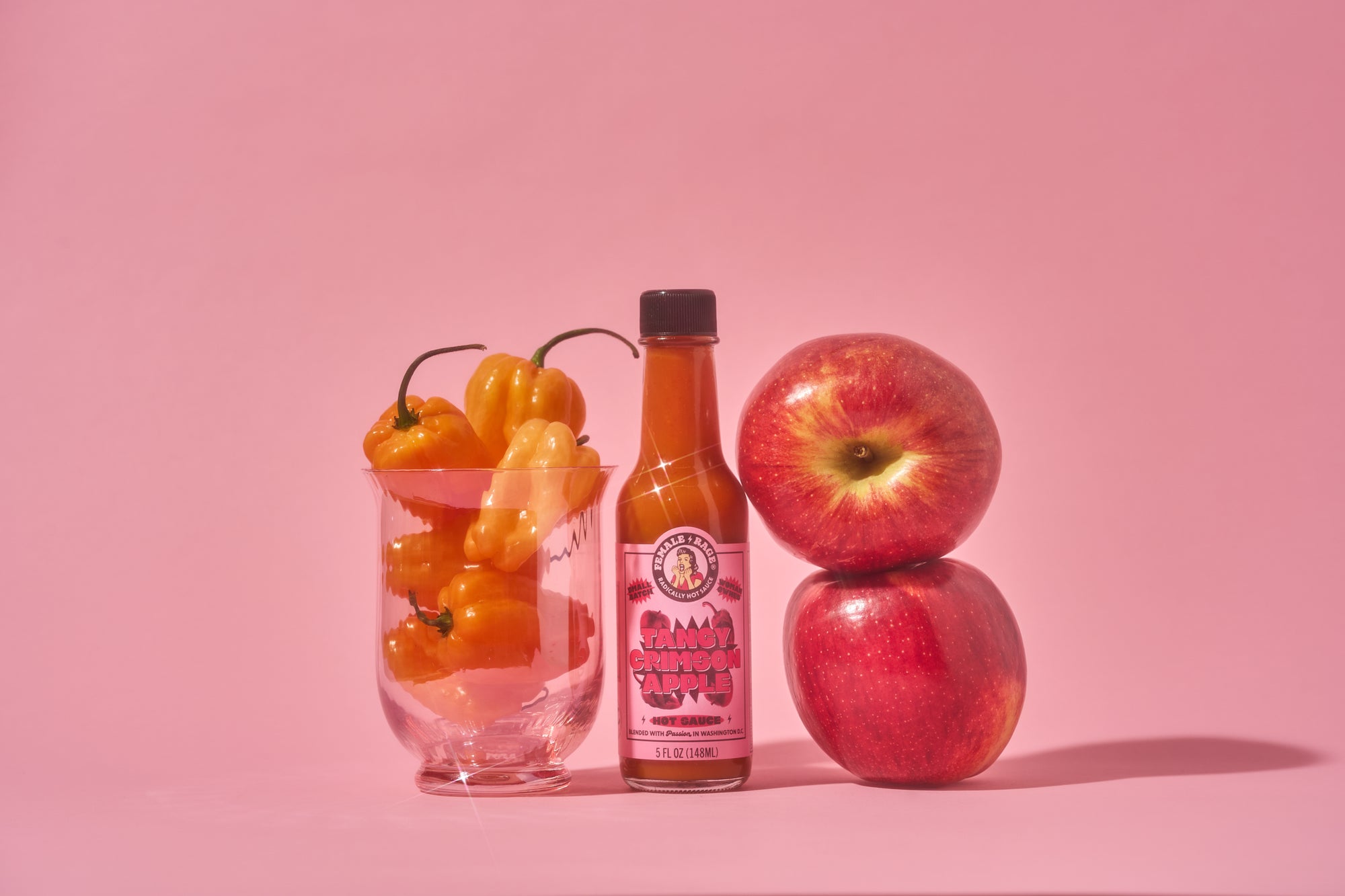 Tangy Crimson Apple Hot Sauce
